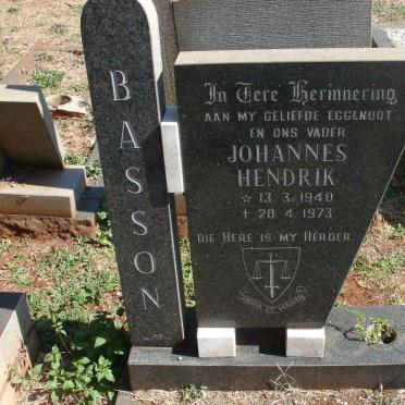 BASSON Johannes Hendrik 1940-1973