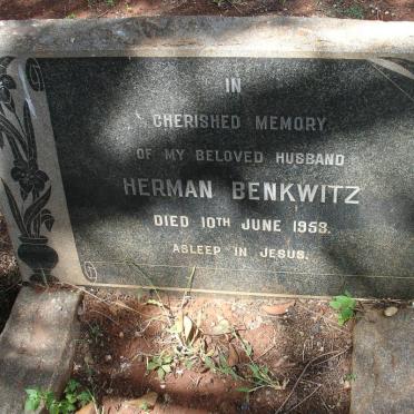 BENKWITZ Herman -1953