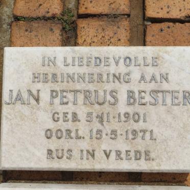 BESTER Jan Petrus 1901-1971