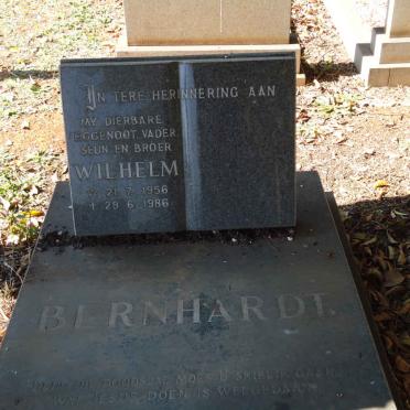 BERNHARDT Wilhelm 1956-1986
