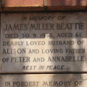 BEATTIE James Miller -1958