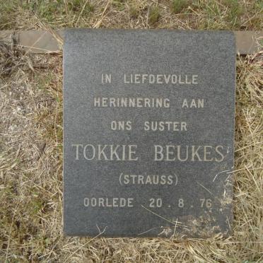 BEUKES Tokkie nee STRAUSS -1976