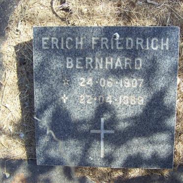 BERNHARD Erick Friedrich 1907-1989