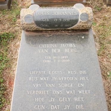 BERG Louis Johannes, van der -1977 &amp; Catrina Jacoba 1937-2009