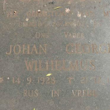 BENADE Johan George Wilhelmus 1928-1975