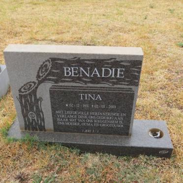 BENADIE Tina 1931-2003