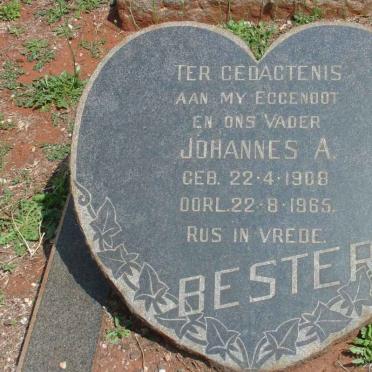 BESTER Johannes A. 1908-1965