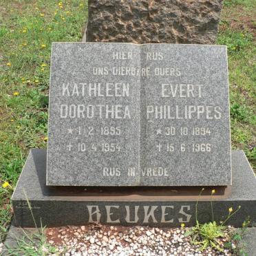 BEUKES Evert Phillippes 1894-1966 &amp; Kathleen Dorothea 1895-1954