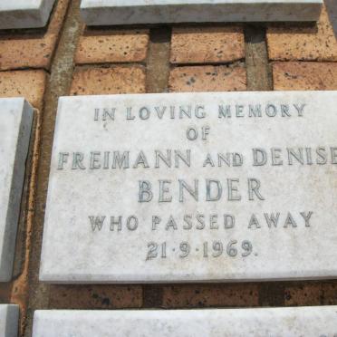 BENDER Freimann &amp; Denise -1969