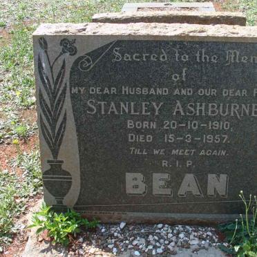 BEAN Stanley Ashburner 1910-1957