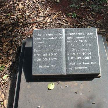 BEYTELL Anna Maria Franciena 1910-1979 :: STEYNBERG Anna Maria 1944-2003