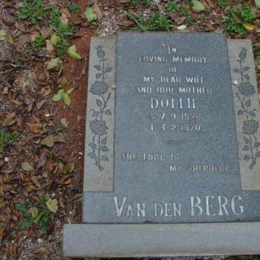 BERG Dollie, van den 1928-1970