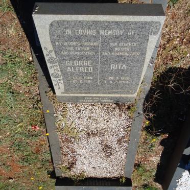 BIBBEY George Alfred 1914-1991 &amp; Rita 1920-1994