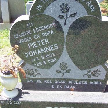 BOTHA Pieter Johannes 1933-1992