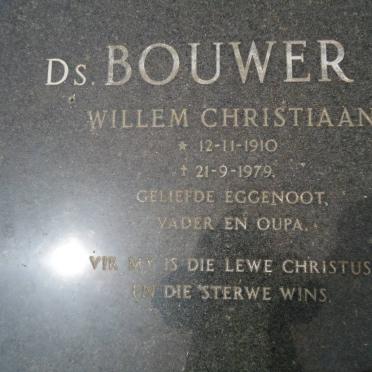 BOUWER Willem Christiaan 1910-1979
