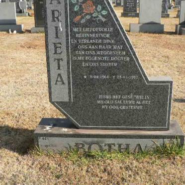 BOTHA Arieta 1968-1997