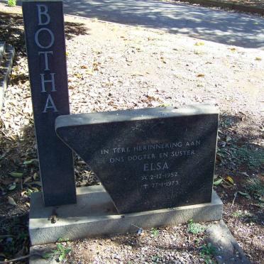 BOTHA Elsa 1952-1973