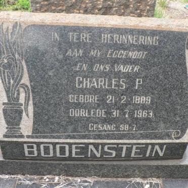 BODENSTEIN Charles P. 1889-1963