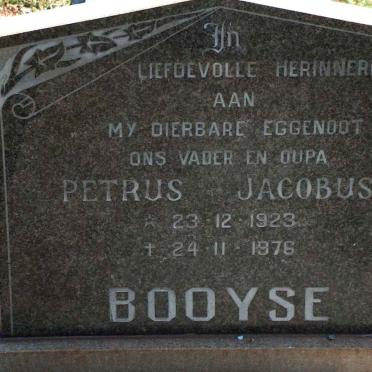 BOOYSE Petrus Jacobus 1923-1976
