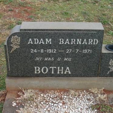 BOTHA Adam Barnard 1912-1971