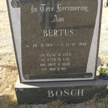 BOSCH Bertus 1971-1996