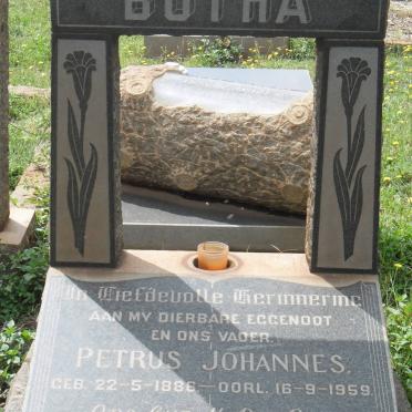 BOTHA Petrus Johannes 1886-1959