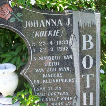 BOTHA Johanna J. 1939-1992