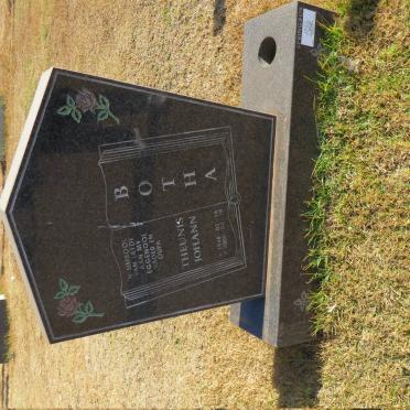 BOTHA Theunis Johann 1946-2000