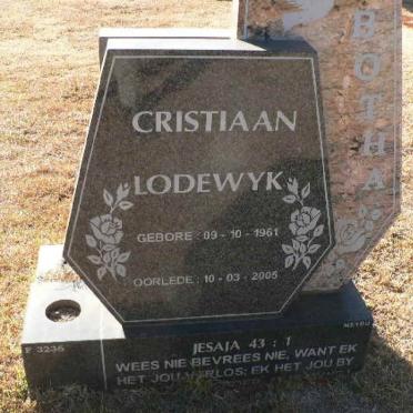 BOTHA Cristiaan Lodewyk 1961-2005