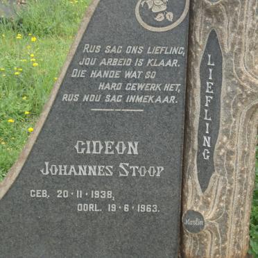 BOSHOFF Gideon Johannes Stoop 1938-1963