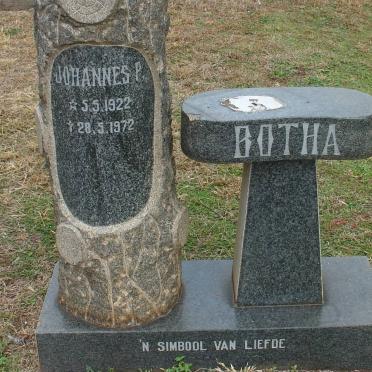 BOTHA Johannes P. 1922-1972