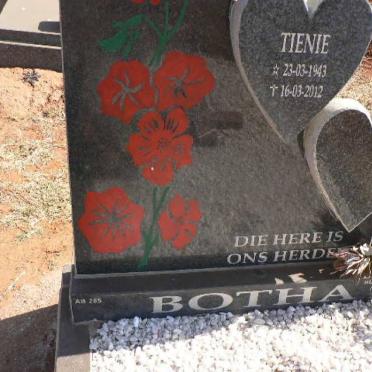 BOTHA Tienie 1943-2012