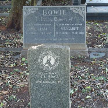BOWIE William 1897-1963 &amp; Margaret 1900-1986 :: BOWIE J.L. -1942
