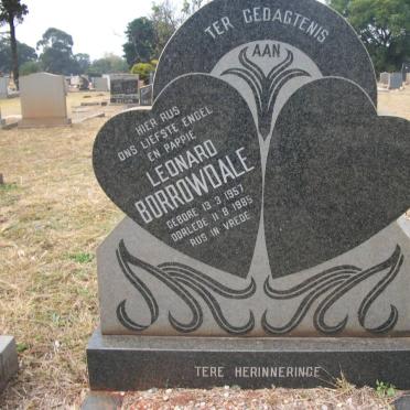BORROWDALE Leonard 1957-1985