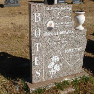 BOTES Roedolf Johannes 1970-2004 &amp; Verna-Lynne 1972-
