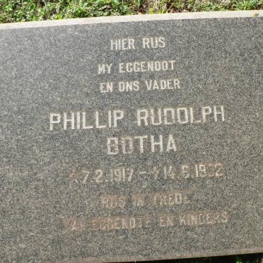 BOTHA Phillip Rudolph 1917-1952