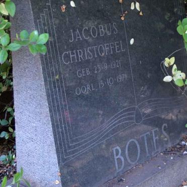 BOTES Jacobus Christoffel 1921-1971