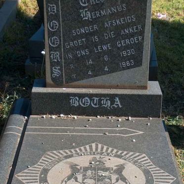 BOTHA Theodorus Hermanus 1930-1983