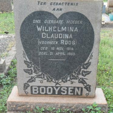 BOOYSEN Wilhelmina Claudina voorheen ROOS 1914-1960