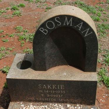 BOSMAN Sakkie 1935-1937