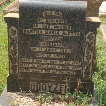 BOOYZEN Martha Maria Aletta -1947