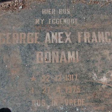 BONAMI George Amex Francis 1917-1975