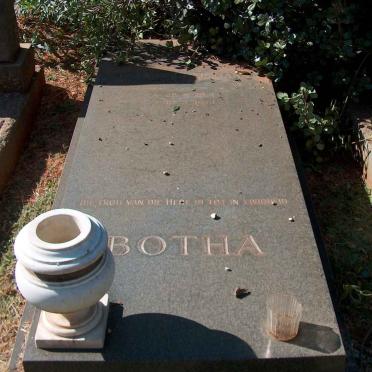 BOTHA  Petrus Christiaan 1921-1970