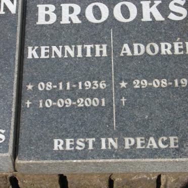 BROOKS Kennith 1936-2001 &amp; Adoree 1935-
