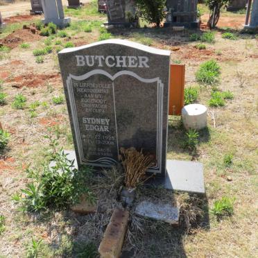 BUTCHER Sydney Edgar 1925-2008