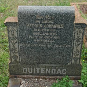 BUITENDAG Petrus Johannes 1911-1942
