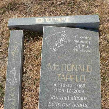 BUTI McDonald Tapelo 1963-2009