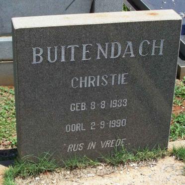 BUITENDACH Christie 1933-1990