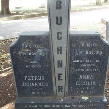 BUCHNER Petrus Johannes 1915-1995 &amp; Anna Cecilia 1923-1979