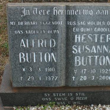 BUTTON Alfred 1910-1977 &amp; Hester Susanna 1925-2006